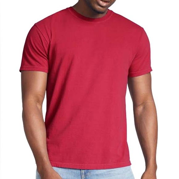 Comfort Colors Tops - Comfort Colors Classic Coral Red Unisex Heavyweight Short Sleeve Basic T-Shirt